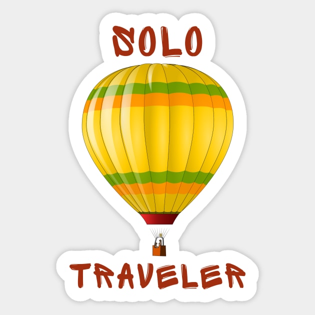 Solo traveler Sticker by IOANNISSKEVAS